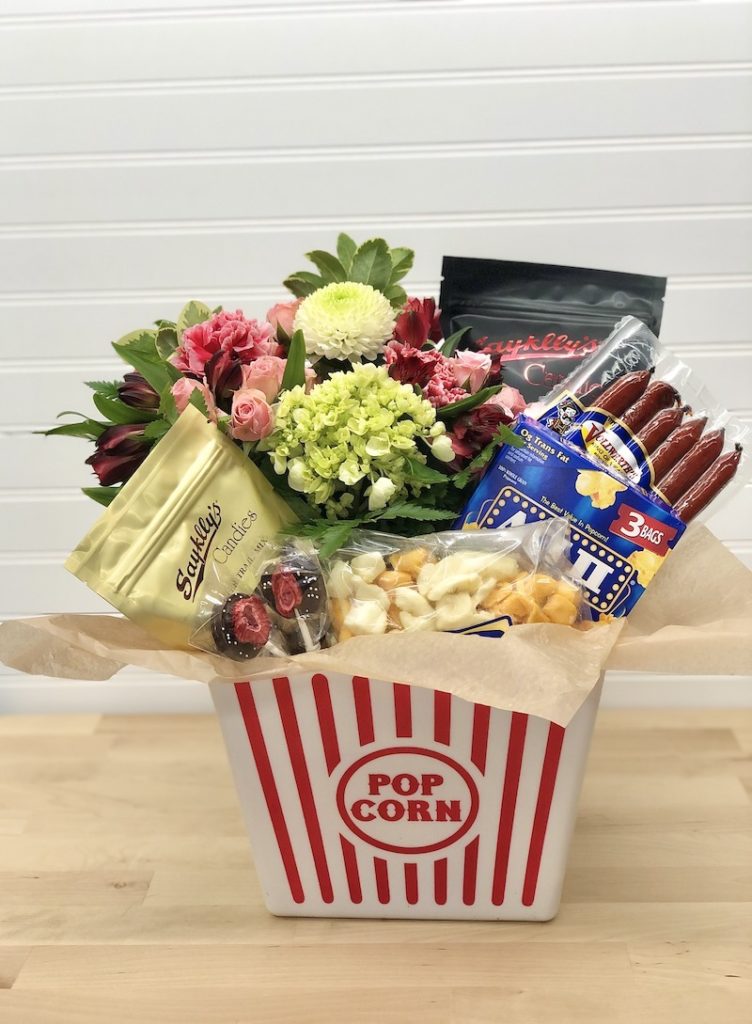 Movie Night Gift Basket