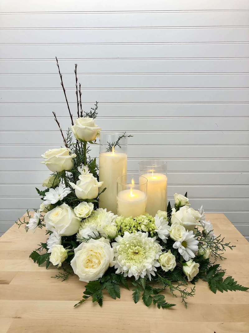 Memorial Candle Arrangement